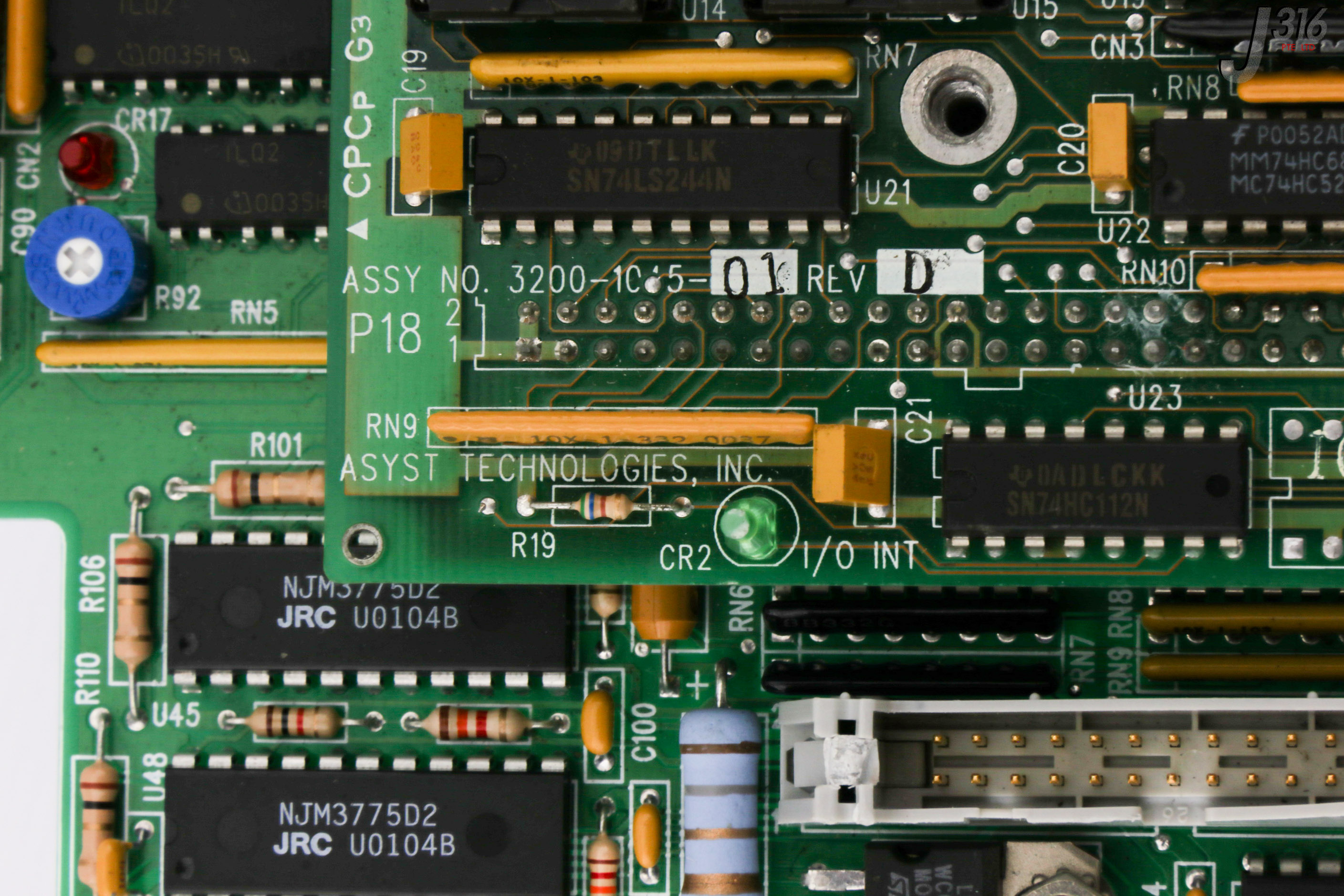 30004 ASYST TECHNOLOGIES PCB ASSY, CONTROL BOARD W/ 3200-1045-01
